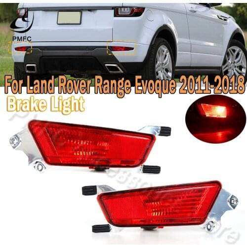 PMFC Rear Bumper Fog Lights Lamp Brake Stop Light Tail Light With Bulb For Land Rover Range Evoque 2011 2012-2018 LR025149-B