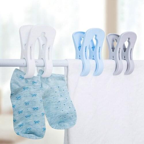 Simple Large Clothes Peg Windproof Plastic Strong Clothes Peg For Quilt Household Clothes Peg For Balcony