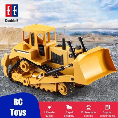 CONUSEA 1:20 RC Truck Bulldozer Caterpillar Tractor Model Engineering Cars Excavator 2.4GHz Radio Controlled Car Toy For Boys