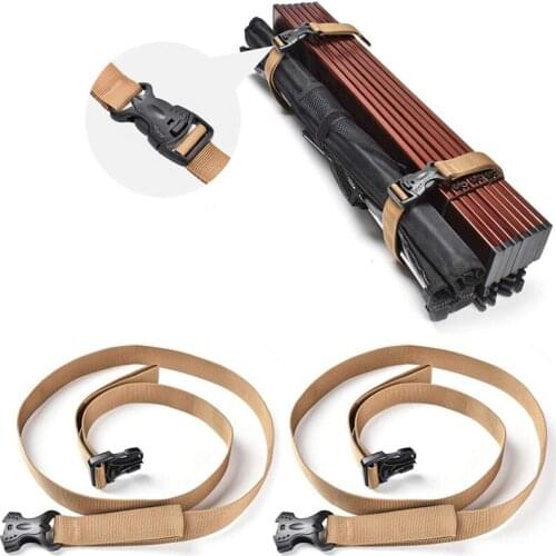 Adjustable Cargo Strap Luggage Fixing Belt Outdoor Camping Supplies Travel Tour Baggage Buckle Tied Tighten Strap