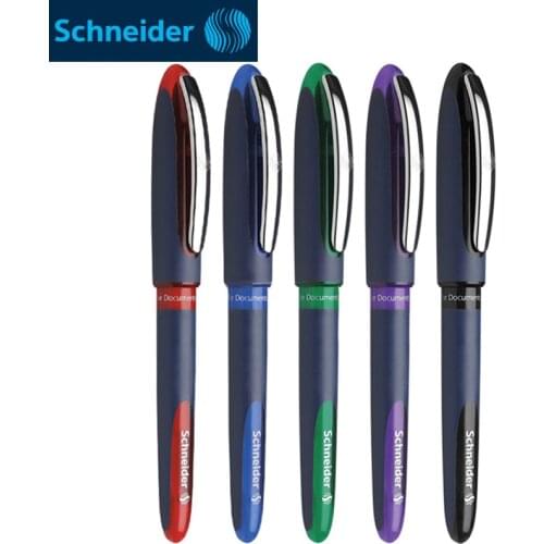 3 pcs Schneider Business Gel-Ink Pen Unfillable Ink Pen School Stationery Office Supplies Sign Ink Pens 0.6mm Nylon Nib Gel Pen