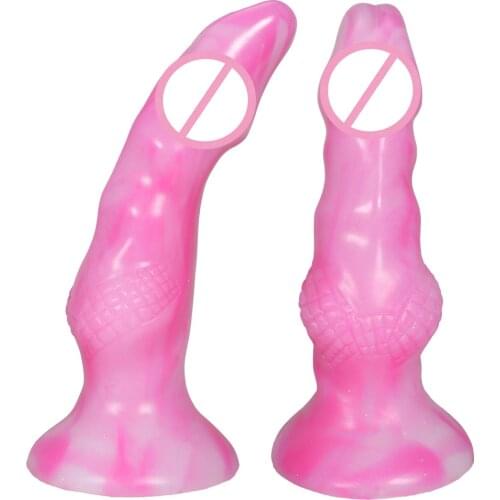 Sexy Soft Silicone Realistic Penis Dildo Anal Plug Huge Dildo With Suction Cup For Female Masturbator Adult Sex Toys for Woman