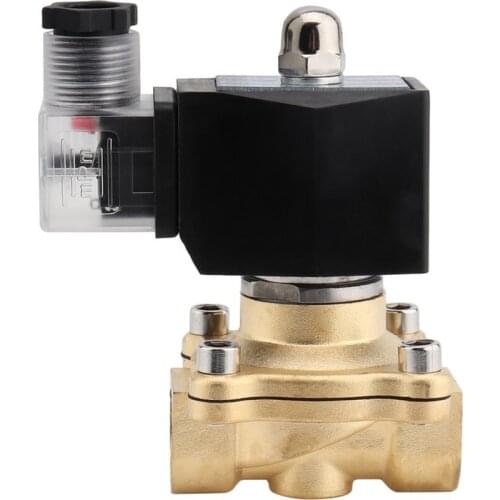 High Performance 1/2 Inch AC 220V 2W Square Coil Pure Copper Direct Acting Solenoid Valve Electromagnetic Valve for Garden Water