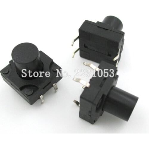 10PCS/LOT 12*12*12 mm Micro Switch Waterproof Switches Dip 4Pins 12X12X12h