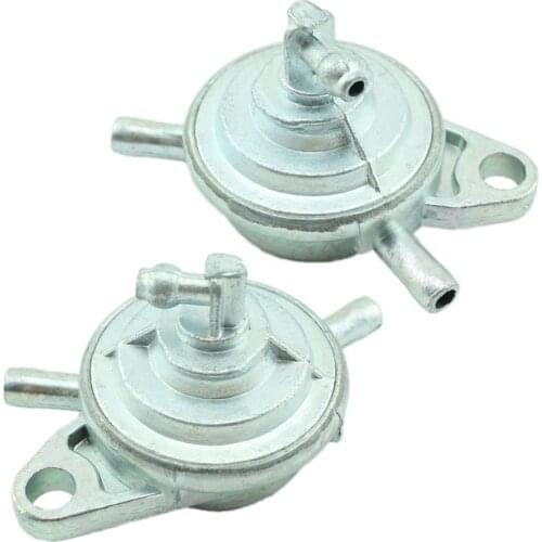 2 Pcs Fuel Pump Gas Valve Petcock Switch GY6 50cc 60cc 80cc 90cc 110cc 125cc 150cc 200cc 250cc Engine ATV Scooter Go Kart Moped