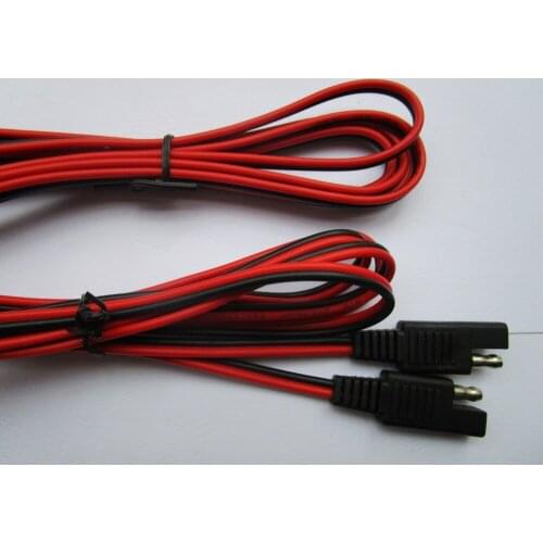 5 x SAE to SAE 0.75mm^x2C Red Black Quick Connect Disconnect Weatherproof 200cm