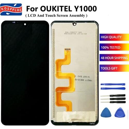 KOSPPLHZ 6.09" For OUKITEL Y1000 LCD Display + Touch Screen Sensor Digitizer Assembly Oukitel Y 1000 Phone Screen Display + Tool