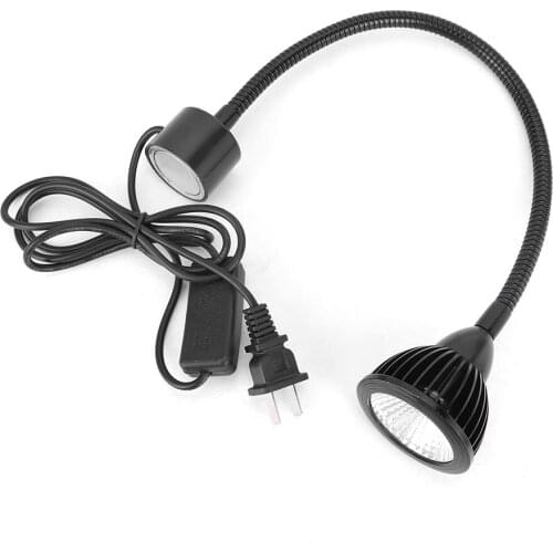 Aluminum 7W LED Machine Work Light Magnetic Base Hose CNC Sewing Milling Lamp For Beauty Nail S