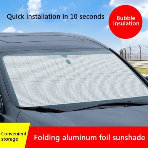 Automobile Sunshade Cover Fornt Rear Windshield Sun Shade Waterproof Protector Cover Car Front Windscreen Cover