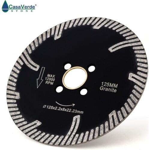 Free shipping DC-TCB01 5 inch circular diamond grinding disc and cutting blade 125mm for stone