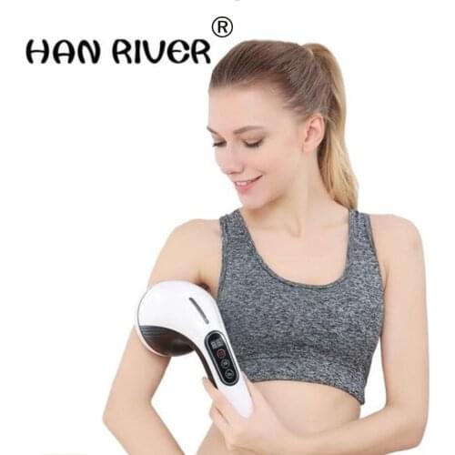 Wireless dolphins massager sticks plug-in neck shoulder waist electric multi-functional whole-body vibration kneading