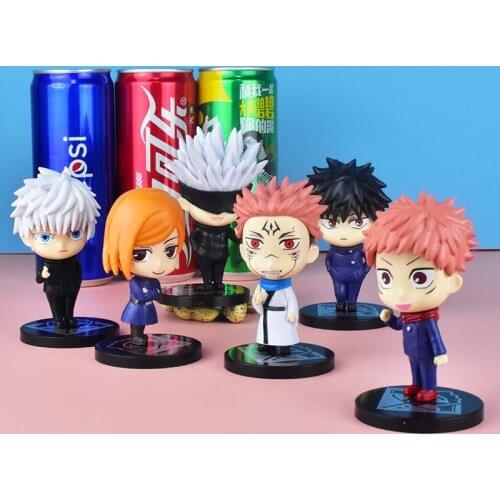 5-10cm Anime Jujutsu Kaisen Gojo Satoru Kugisaki Action Figure PVC Modle Fushiguro Megumi Kawaii Figurine Toys For Boys Gift