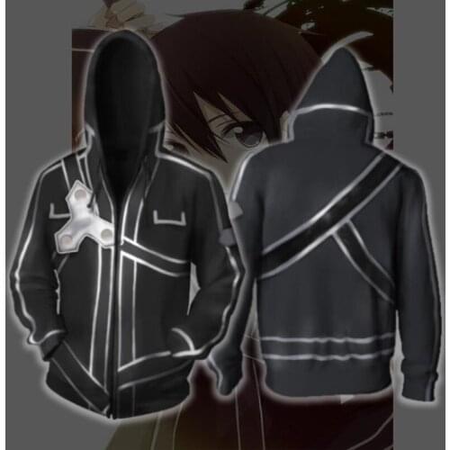 Cosplay Sword Art online Yuuki Asuna Hoodies Casual Long Sleeve Sweatshirt boys girls Clothes Men Women Clohting Jackets Top