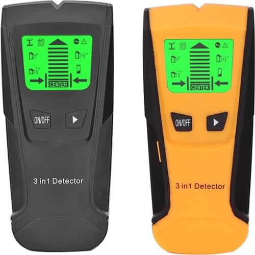 New 3 In 1 Metal Detector Find Metal Wood Studs AC Voltage Live Wire Detect Wall Scanner Electric Box Finder Wall Detector