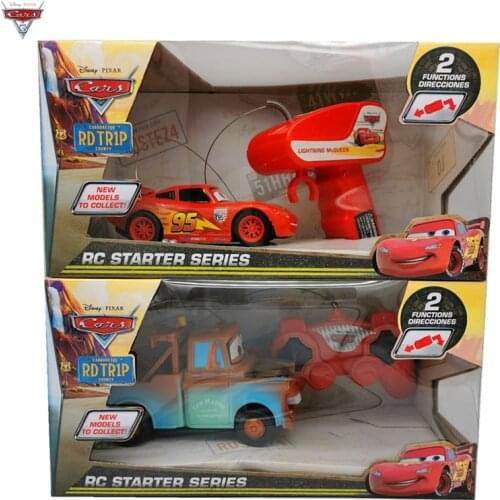 Disney toy car model Pixar Cars2 3 Lightning McQueen Mater remote control car model child birthday toy car model