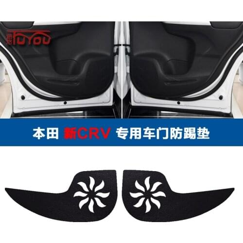 For Honda CRV 4pcs Car Inside Door Cover Pad Scratch Protection Anti Kick Pad Car Interior