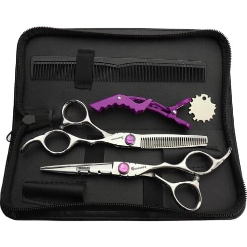 New Chunker Scissors 6 inch Japan Scissors 440c High Quality Steel Hairdressing Scissors Thinning Suit Sharp and Wear Resistant