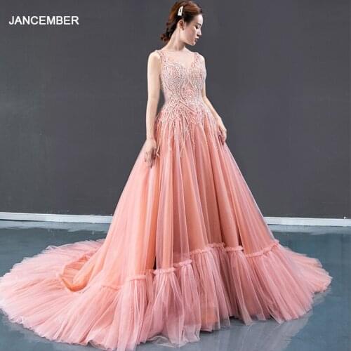 J66961 jancember formal dress for teenagers o neck spaghetti sleeveless evening dress plus size вечернее платье ддя подростков