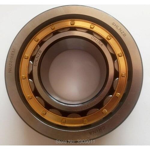 SHLNZB Bearing 1Pcs NU2218 NU2218E NU2218M NU2218EM NU2218ECM 90*160*40mm Brass Cage Cylindrical Roller Bearings