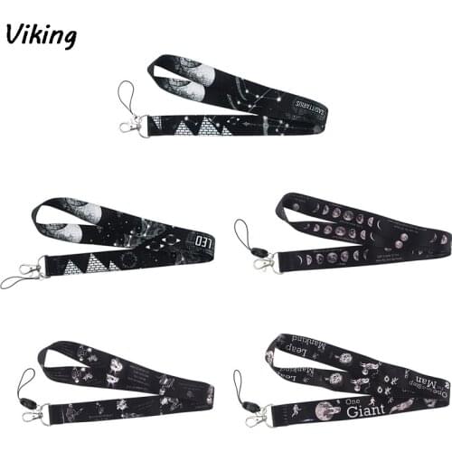 20pcs/lot G1360 Black Phone Lanyards For Keys ID Card Phone Neck Strap Keychains USB badge Holder Hang Rope Lanyard