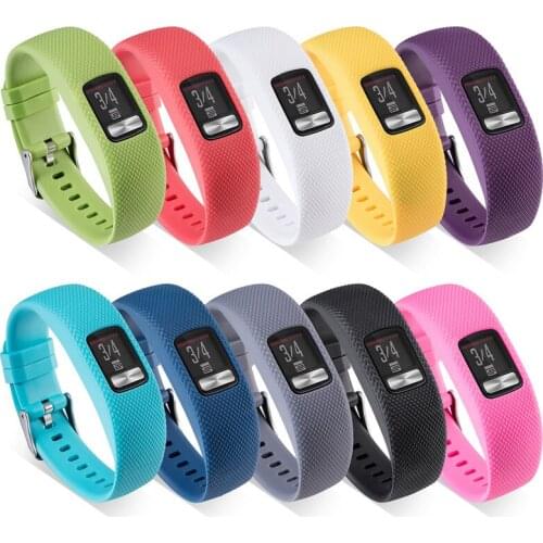 Replacement Silicone Wrist Band Strap for Garmin Vivofit 4 Fitness Activity Tracker Bracelet Watchbands for Garmin Vivofit 4