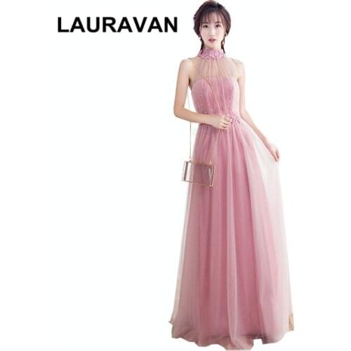 Special occasion halter formal robe elegant soiree girl elegant girls blush red ball gown evening dress tulle dresses gowns
