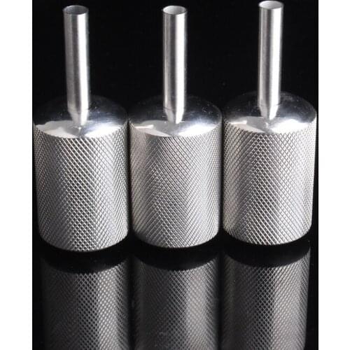 Hot Sales 1pc 30mm Silver Tattoo Gun Supplies Stainless Steel Tattoo Handle