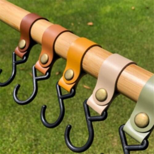 3Pcs Hanging Buckles Tear-resistant Durable Outdoor Camping Hiking Picnic Mini Drying Hook S-shaped Hanging Strap Hooks