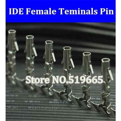 500 Molex female Cold 5.08mm Large IDE 4pin Terminal Connector Pin Ide Line Conversion for IDE male Connector