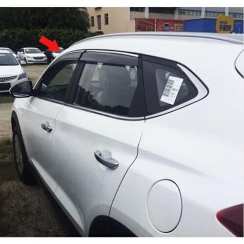ACCESSORIES FIT FOR HYUNDAI TUCSON TL 2015 2016 SIDE WINDOW RAIN DEFLECTORS GUARD VISOR WEATHERSHIELDS DOOR SHADE