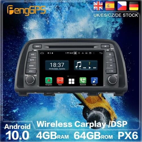 Android 10 PX6 For Mazda CX5 CX-5 2012 - 2015 DSP GPS Navigation Auto Radio Stereo Car DVD Multimedia Vedio Player HeadUnit 2DIN