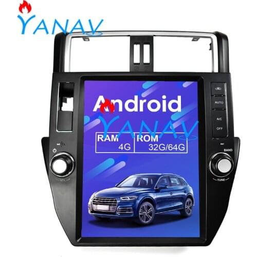 12.1 Inch Tesla Screen Android 9. 0 px6 GPS Navigation for-TOYOTA Prado 14-17 Tesla Radio Screen Car Multimedia Player