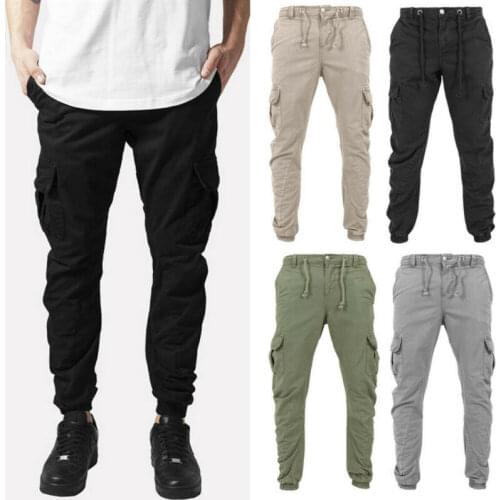 NEW Tactical Cargo Pants Mens Combat Swat Army Military Pants Cotton Many Pockets Flexible Stretch Man Casual Pants XXXL
