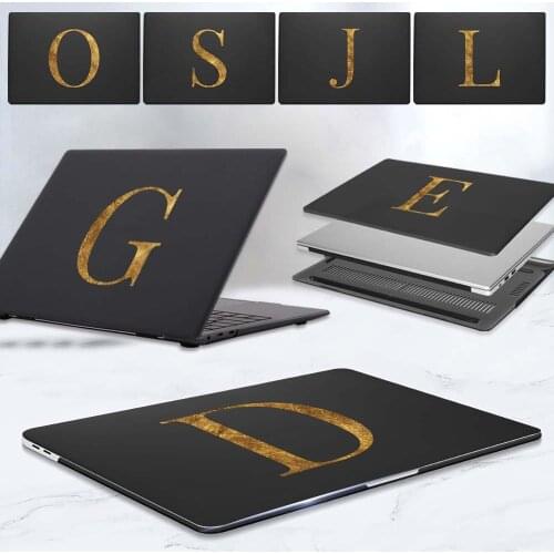 Laptop Case for Huawei MateBook 13 /14 /D14 /D15/X 2020 /X Pro 13.9/pro 16.1/Honor MagicBook 14/15 Initial Letter Pattern Series
