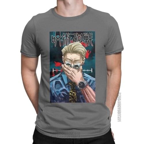 Nanami Kento Jujutsu Kaisen T Shirt For Men Pure Cotton Unique T-Shirts Crew Neck Tee Shirt Classic Short Sleeve Tops Gift Idea