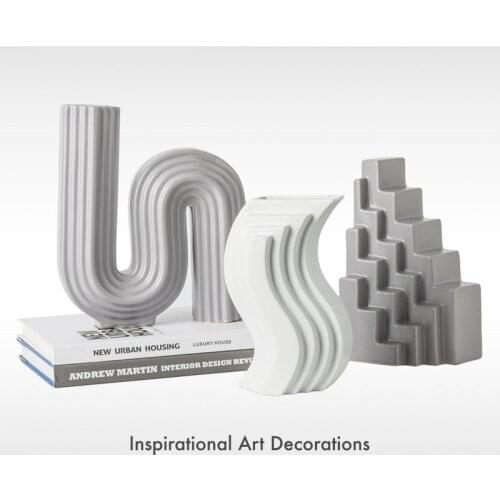 Geometric Silicone Candle mold Home deco Geometric line architectural style candle DIY Aromatherapy Clay silicone mold