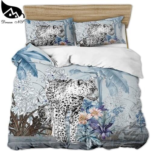 Dream Ns Cotton Household 3d Four Sets Of Various Animal Pattern Quilt Cover Sheets Bedding Pillowcase