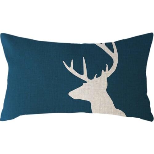 Minimalist Valentines Day Pillow Case Linen 30x50cm Cushion Cover Home Decoration Living Room Подушки Декоративные Cojines Sofá