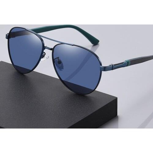 Mens Sunglasses Polarized Lens Fashion Rays Aviation Frame Spring Legs Brand Designer Sun Glasses for Men Women goggle UV400