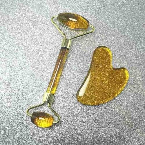 Resin Roller Massager for Face Roller Gua Sha Massage Tool Face Massager Beauty Thin Face Lift Anti Wrinkle Skin Care Too