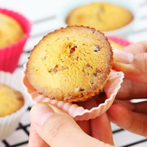 Silicone Soft Round Cake Muffin Chocolate Cupcake Liner Baking Cup Mould Cupcake Mold Baking Cup Mould 7Cm Egg Tart Cup