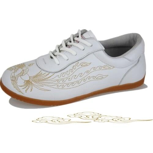 Tai Chi Shoe,Ox Tendon Soft Bottom Cowhide Head Layer kung fu shoe,Really Cowhide Phoenix Strike martial art shoe
