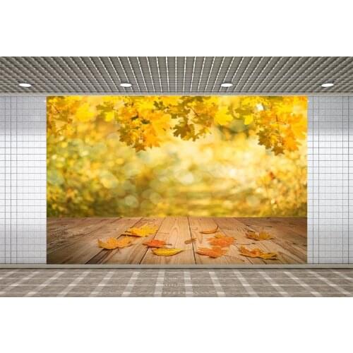 Lyavshi Wood Grain Matte Autumn Harvest Season Vinyl Background For Product Display Photography Backdrops Photo Studio Props