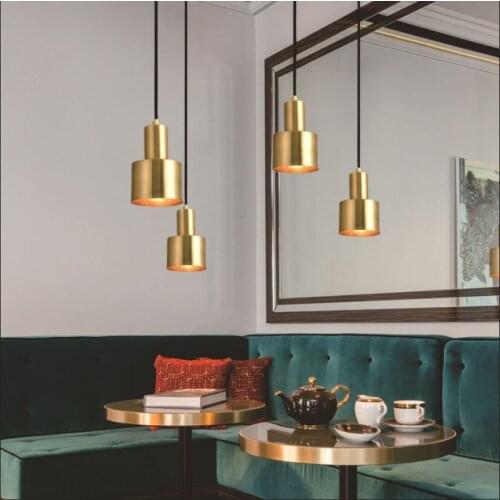 Modern stone industrial light fixture glass for kitchen lighting brass hanging lamp luzes de teto avizeler lampes suspendues