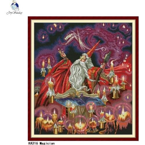 Magician Patterns DIY Hand Made Counted Cross Stitch kit Sale DMC Cotton Thread Embroidery set Home Decoration Send Gift