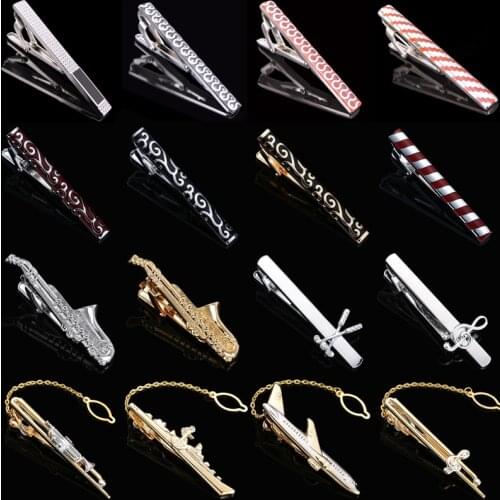 High grade mens business tie clip high quality enamel music aircraft modeling design tie clip wholesale / retail