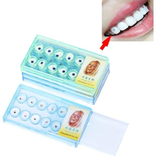 10PCs New Temporary Tooth Jewels Gems Finest Austrian Crystals Teeth Jewelry Diamonds Fancy Girls Body Jewelry Sparkles Gifts