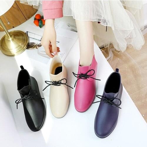 Comemore 2021 Rain Shoes Womens Rain Boots Short Tube Summer Low-Top Pointed Rainshoes Women Non-Slip Shoe Cover Rubber Shoes