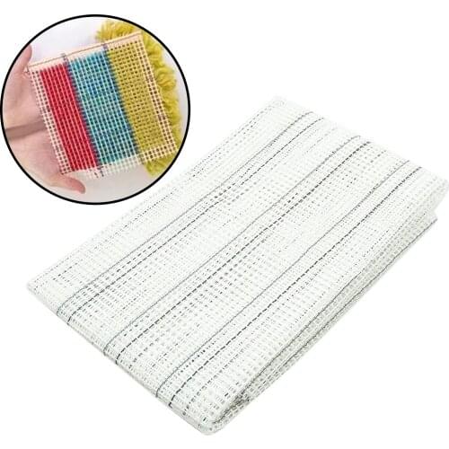 100x150cm Blank Rug Hooking Mesh Canvas Latch Hooks Rug Tapestry Cushion Making