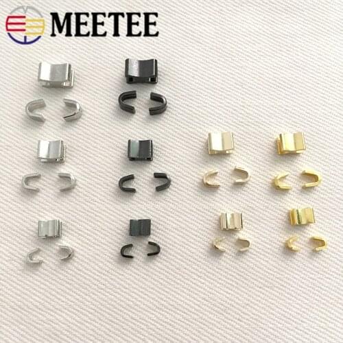 Meetee U Metal Zipper Stopper Non-slip For 3# 5# 8# Metal Zippers Zip Repair Kit Replacement DIY Sewing Accessories Tailor Tools